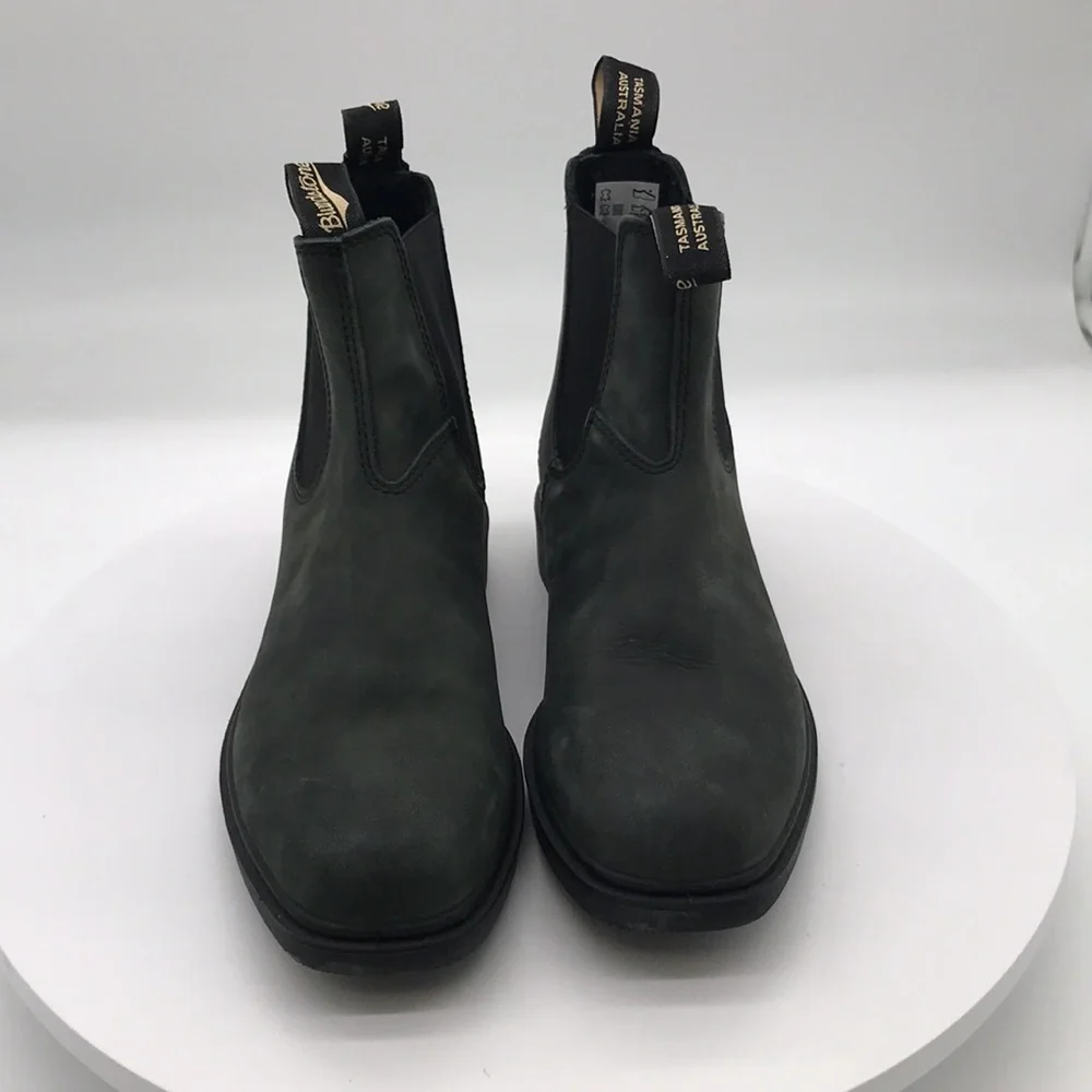 Blundstone Mens Chelsea Boots in Dark Green 7.5 US
